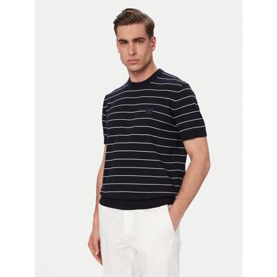 BOSS Tričko Kanacho 50561004 Tmavomodrá Regular Fit Muži BOSS Tričko Kanacho 50561004 Tmavomodrá Regular Fit Muži