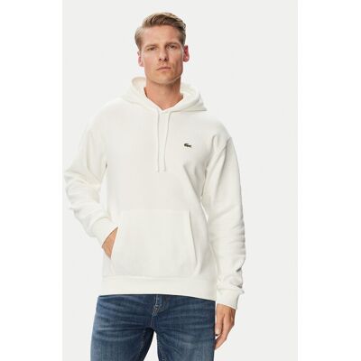 Lacoste Mikina SH8863 Krémová Relaxed Fit Muži Lacoste Mikina SH8863 Krémová Relaxed Fit Muži