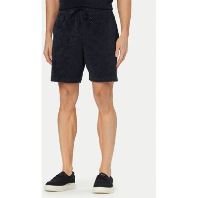 Emporio Armani Športové kraťasy EM000695 AF20449 FB058 Tmavomodrá Regular Fit Muži Emporio Armani Športové kraťasy EM000695 AF20449 FB058 Tmavomodrá Regular Fit Muži