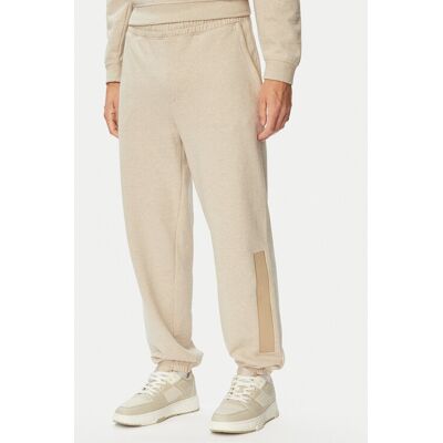 HUGO Teplákové nohavice Dalipant 50563100 Béžová Relaxed Fit Muži HUGO Teplákové nohavice Dalipant 50563100 Béžová Relaxed Fit Muži