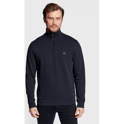 Boss Mikina Zetrust 50468926 Tmavomodrá Regular Fit Muži Boss Mikina Zetrust 50468926 Tmavomodrá Regular Fit Muži