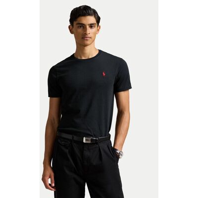 Polo Ralph Lauren Tričko Bsr 710680785 Čierna Custom Slim Fit Muži Polo Ralph Lauren Tričko Bsr 710680785 Čierna Custom Slim Fit Muži
