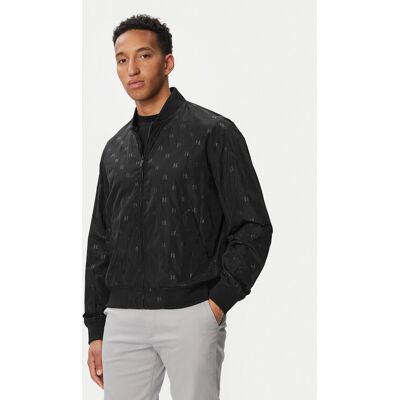 KARL LAGERFELD Bundy bomber 505005 563538 Čierna Regular Fit Muži KARL LAGERFELD Bundy bomber 505005 563538 Čierna Regular Fit Muži