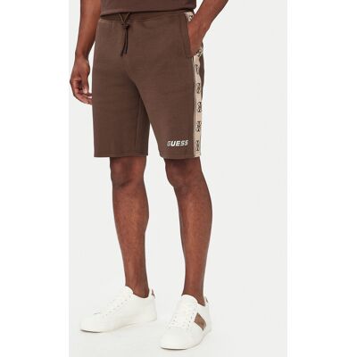 Guess Športové kraťasy Z4RD04 KB3P2 Tmavo hnedá Regular Fit Muži Guess Športové kraťasy Z4RD04 KB3P2 Tmavo hnedá Regular Fit Muži
