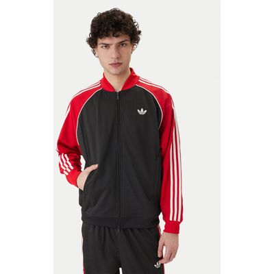 adidas Mikina adicolor SST KE0115 Čierna Loose Fit Muži adidas Mikina adicolor SST KE0115 Čierna Loose Fit Muži