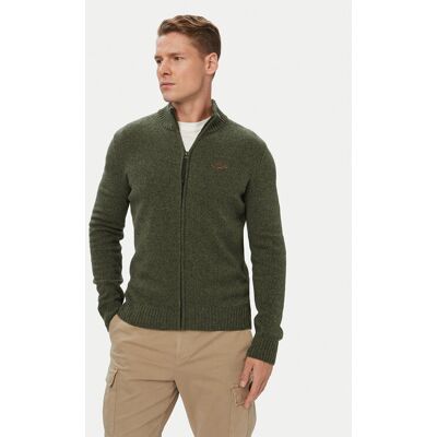 Aeronautica Militare Kardigán 262MA1646UL00924 Kaki Regular Fit Muži Aeronautica Militare Kardigán 262MA1646UL00924 Kaki Regular Fit Muži