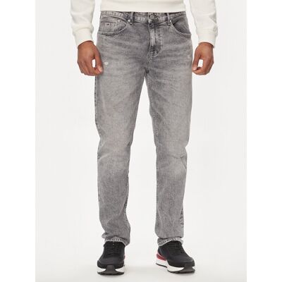 Tommy Jeans Džínsy Austin DM0DM18739 Sivá Slim Fit Muži Tommy Jeans Džínsy Austin DM0DM18739 Sivá Slim Fit Muži