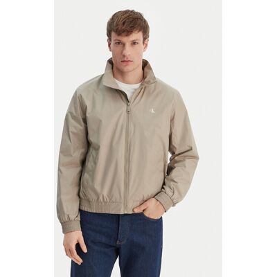 Calvin Klein Jeans Prechodná bunda Harrington LV04RF520G Hnedá Regular Fit Muži Calvin Klein Jeans Prechodná bunda Harrington LV04RF520G Hnedá Regular Fit Muži