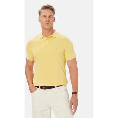 Polo Ralph Lauren Polokošeľa Core Replen 710782592 Žltá Custom Slim Fit Muži Polo Ralph Lauren Polokošeľa Core Replen 710782592 Žltá Custom Slim Fit Muži