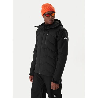 Quiksilver Lyžiarska bunda The Edge EQYTJ03504 Čierna Slim Fit Muži Quiksilver Lyžiarska bunda The Edge EQYTJ03504 Čierna Slim Fit Muži