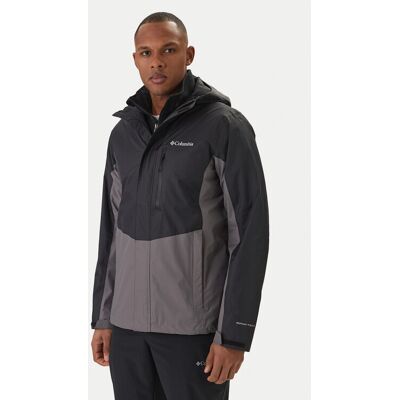 Columbia Nepremokavá bunda Pouring Adventure™ III 2117171 Čierna Regular Fit Muži Columbia Nepremokavá bunda Pouring Adventure™ III 2117171 Čierna Regular Fit Muži