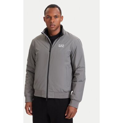 EA7 Emporio Armani Bundy bomber 8NPB20 PNFZZ U8085 Sivá Regular Fit Muži EA7 Emporio Armani Bundy bomber 8NPB20 PNFZZ U8085 Sivá Regular Fit Muži