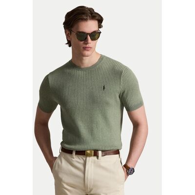 Polo Ralph Lauren Tričko 710B13892006 Zelená Regular Fit Muži Polo Ralph Lauren Tričko 710B13892006 Zelená Regular Fit Muži