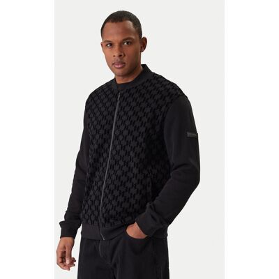 KARL LAGERFELD Mikina 705002 561910 Čierna Regular Fit Muži KARL LAGERFELD Mikina 705002 561910 Čierna Regular Fit Muži
