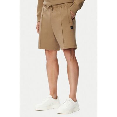 HUGO Športové kraťasy Dimacshort 50562844 Béžová Regular Fit Muži HUGO Športové kraťasy Dimacshort 50562844 Béžová Regular Fit Muži