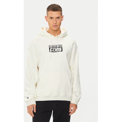 Converse Mikina M Cons Hoodie 10026148-A10 Écru Regular Fit Muži Converse Mikina M Cons Hoodie 10026148-A10 Écru Regular Fit Muži