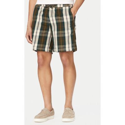 Barbour Bavlnené šortky MST0081TN51 Zelená Regular Fit Muži Barbour Bavlnené šortky MST0081TN51 Zelená Regular Fit Muži