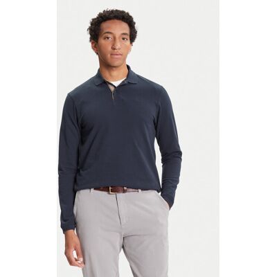 Barbour Polokošeľa Tartan MML0705NY91 Tmavomodrá Regular Fit Muži Barbour Polokošeľa Tartan MML0705NY91 Tmavomodrá Regular Fit Muži