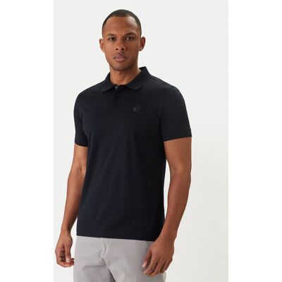 KARL LAGERFELD Polokošeľa 745000 562200 Tmavomodrá Regular Fit Muži KARL LAGERFELD Polokošeľa 745000 562200 Tmavomodrá Regular Fit Muži