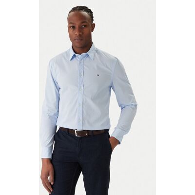 Tommy Hilfiger Košeľa MW0MW40460 Modrá Slim Fit Muži Tommy Hilfiger Košeľa MW0MW40460 Modrá Slim Fit Muži