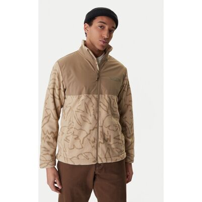 Billabong Fleecová mikina Boundary EBYFT00144 Béžová Regular Fit Muži Billabong Fleecová mikina Boundary EBYFT00144 Béžová Regular Fit Muži