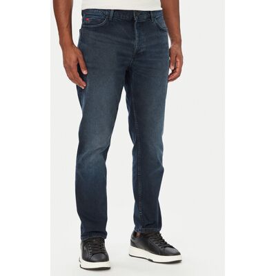 HUGO Džínsy HUGO 634 50561474 Tmavomodrá Tapered Fit Muži HUGO Džínsy HUGO 634 50561474 Tmavomodrá Tapered Fit Muži