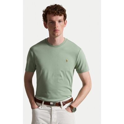 Polo Ralph Lauren Tričko 710740727505 Svetlo zelená Regular Fit Muži Polo Ralph Lauren Tričko 710740727505 Svetlo zelená Regular Fit Muži