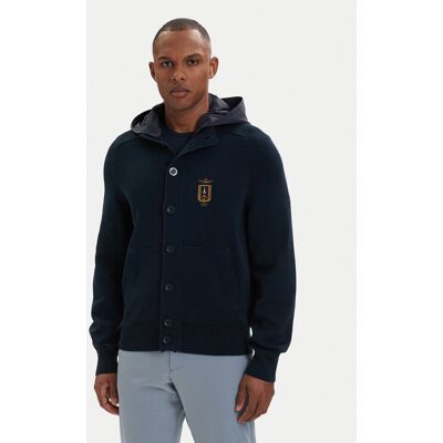 Aeronautica Militare Prechodná bunda 261AM1387UL00933 Tmavomodrá Regular Fit Muži Aeronautica Militare Prechodná bunda 261AM1387UL00933 Tmavomodrá Regular Fit Muži