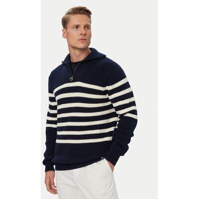 Guess Sveter M6YR42 Z1201 Tmavomodrá Regular Fit Muži Guess Sveter M6YR42 Z1201 Tmavomodrá Regular Fit Muži