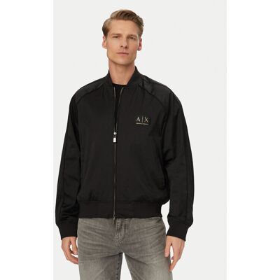 Armani Exchange Bundy bomber XM001836 AF20535 UC001 Čierna Regular Fit Muži Armani Exchange Bundy bomber XM001836 AF20535 UC001 Čierna Regular Fit Muži