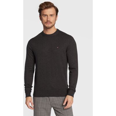 Tommy Hilfiger Sveter MW0MW28046 Sivá Regular Fit Muži Tommy Hilfiger Sveter MW0MW28046 Sivá Regular Fit Muži