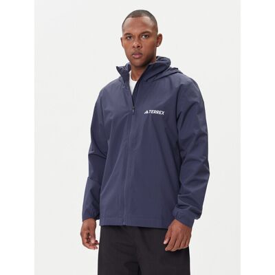 adidas Nepremokavá bunda Multi Essentials 2L Rain JY0477 Tmavomodrá Regular Fit Muži adidas Nepremokavá bunda Multi Essentials 2L Rain JY0477 Tmavomodrá Regular Fit Muži