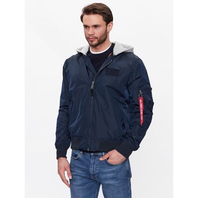 Alpha Industries Bundy bomber MA-1 196108 Tmavomodrá Regular Fit Muži Alpha Industries Bundy bomber MA-1 196108 Tmavomodrá Regular Fit Muži