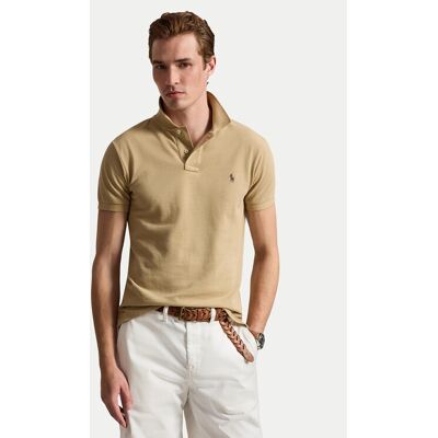 Polo Ralph Lauren Polokošeľa 710536856511 Béžová Regular Fit Muži Polo Ralph Lauren Polokošeľa 710536856511 Béžová Regular Fit Muži