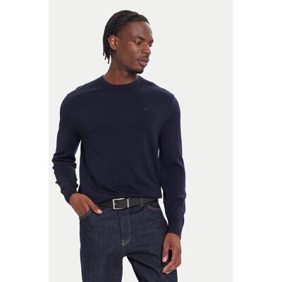 Calvin Klein Sveter LV04LB305G Tmavomodrá Regular Fit Muži Calvin Klein Sveter LV04LB305G Tmavomodrá Regular Fit Muži