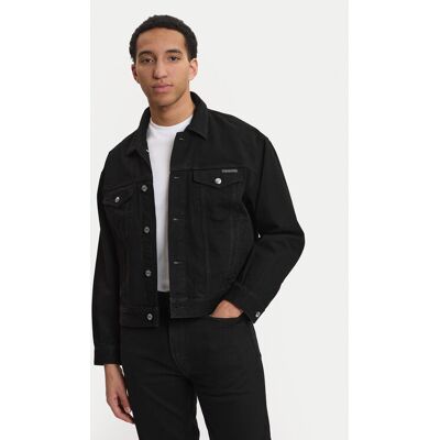 Calvin Klein Jeans Džínsová bunda 90S Ck Classic LV04RF706G Čierna Regular Fit Muži Calvin Klein Jeans Džínsová bunda 90S Ck Classic LV04RF706G Čierna Regular Fit Muži