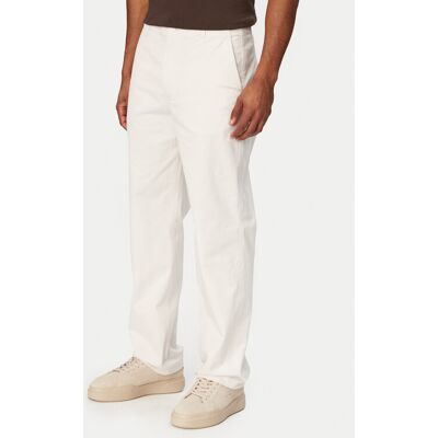 Calvin Klein Jeans Chino nohavice 90s LV04RF619G Biela Straight Fit Muži Calvin Klein Jeans Chino nohavice 90s LV04RF619G Biela Straight Fit Muži
