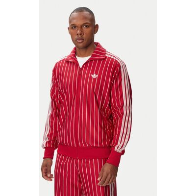 adidas Mikina Firebrid Pinstripes Track Top KR7227 Červená Regular Fit Muži adidas Mikina Firebrid Pinstripes Track Top KR7227 Červená Regular Fit Muži