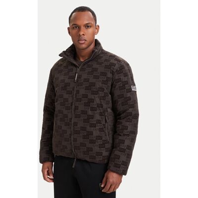 EA7 Emporio Armani Zimné bundy 7M002389 AF26931 U6027 Hnedá Regular Fit Muži EA7 Emporio Armani Zimné bundy 7M002389 AF26931 U6027 Hnedá Regular Fit Muži