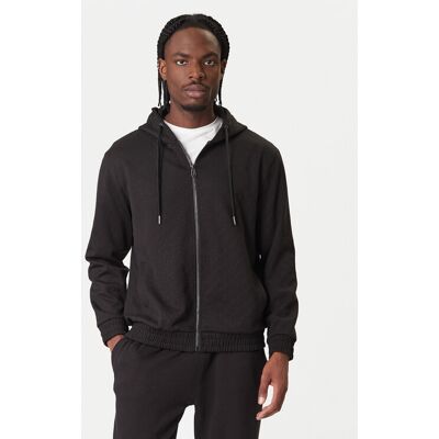 JOOP! Mikina Benizio 30047442 Čierna Regular Fit Muži JOOP! Mikina Benizio 30047442 Čierna Regular Fit Muži