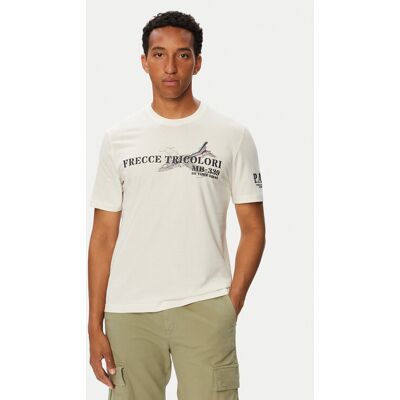 Aeronautica Militare Tričko 262TS2541UJ00750 Biela Regular Fit Muži Aeronautica Militare Tričko 262TS2541UJ00750 Biela Regular Fit Muži