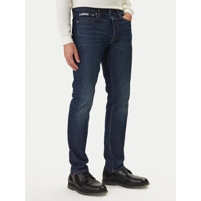 Calvin Klein Jeans Džínsy LV04RD740G Tmavomodrá Slim Fit Muži Calvin Klein Jeans Džínsy LV04RD740G Tmavomodrá Slim Fit Muži