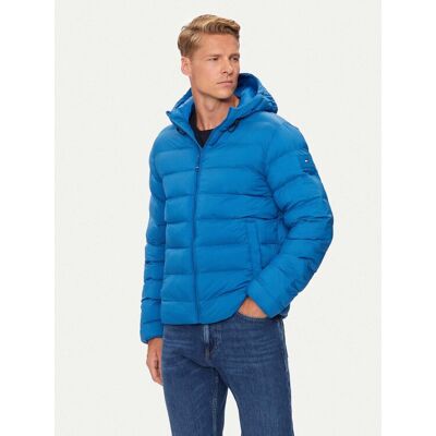 Tommy Hilfiger Zimné bundy MW0MW37257 Modrá Regular Fit Muži Tommy Hilfiger Zimné bundy MW0MW37257 Modrá Regular Fit Muži
