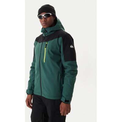 Quiksilver Snowboardová bunda Titano EQYTJ03513 Zelená Slim Fit Muži Quiksilver Snowboardová bunda Titano EQYTJ03513 Zelená Slim Fit Muži