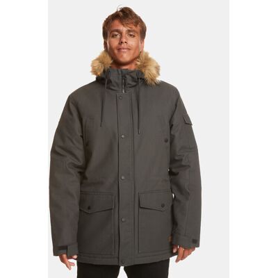Quiksilver Zimné bundy Long Trip Jckt EQYJK03988 Sivá Regular Fit Muži Quiksilver Zimné bundy Long Trip Jckt EQYJK03988 Sivá Regular Fit Muži