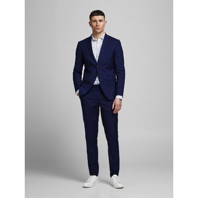 Jack & Jones Oblek Franco 12181339 Tmavomodrá Super Slim Fit Muži Jack & Jones Oblek Franco 12181339 Tmavomodrá Super Slim Fit Muži