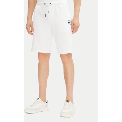 KARL LAGERFELD Športové kraťasy 705014 552900 Biela Regular Fit Muži KARL LAGERFELD Športové kraťasy 705014 552900 Biela Regular Fit Muži