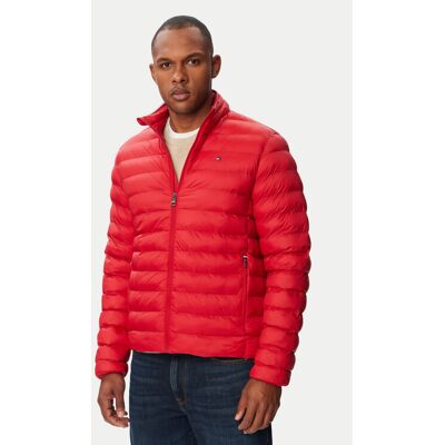 Tommy Hilfiger Prechodná bunda MW0MW37634 Červená Regular Fit Muži Tommy Hilfiger Prechodná bunda MW0MW37634 Červená Regular Fit Muži