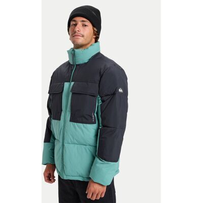 Quiksilver Zimné bundy Stay Puff EQYJK04179 Tyrkysová Regular Fit Muži Quiksilver Zimné bundy Stay Puff EQYJK04179 Tyrkysová Regular Fit Muži