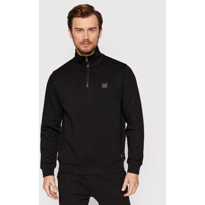 Boss Mikina Zetrust 50468926 Čierna Regular Fit Muži Boss Mikina Zetrust 50468926 Čierna Regular Fit Muži